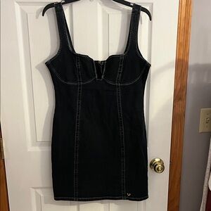 True Religion Dark Blue Denim Mini Dress